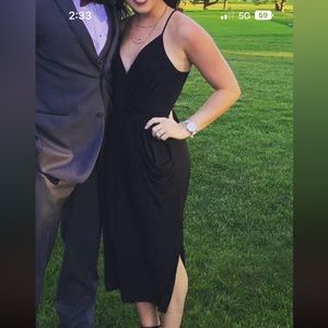 BCBG black formal dress